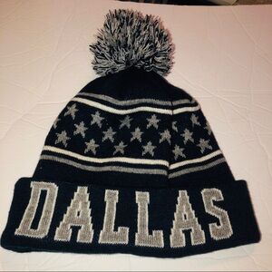 Nfl Dallas cowboys beanie hat with Pom